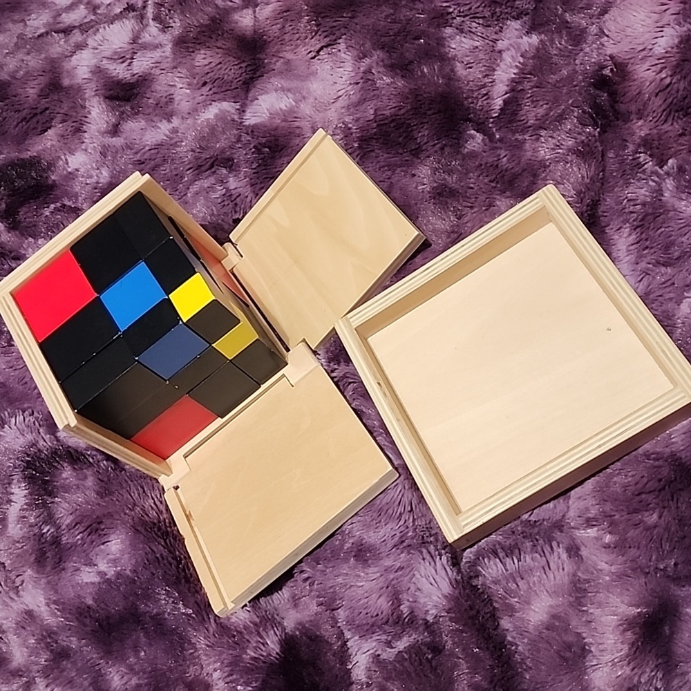 Montessori Trinomial Cube - Picture 7 of 7